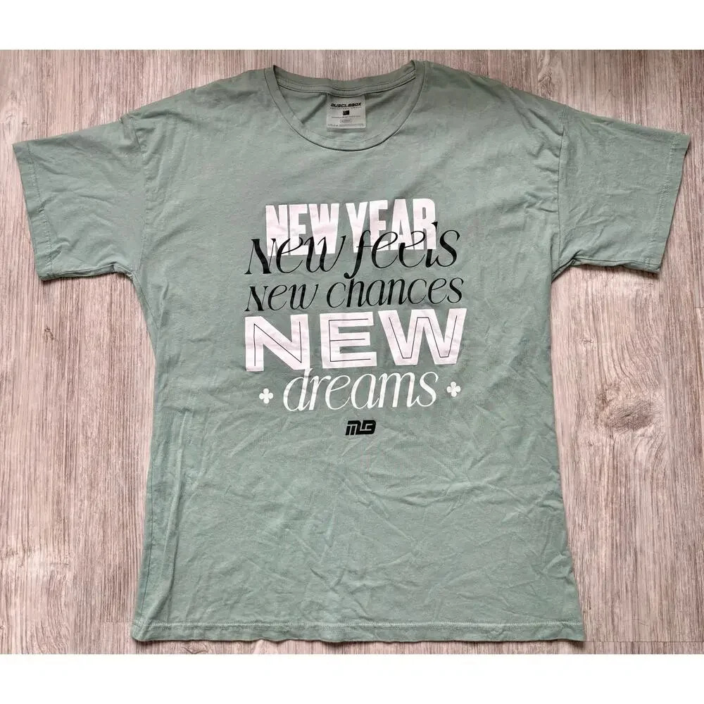 MuscleBox | Women's Graphic Athletic New Year's T-Shirt | Large